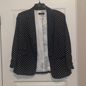 Nine West polka dot blazer